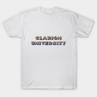 clarionu glitter lettering T-Shirt